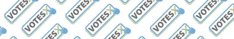 Staggered Scugog Votes logos