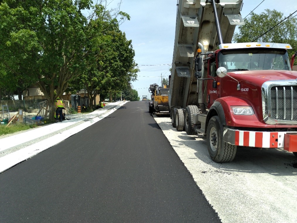 Picture of a paved road